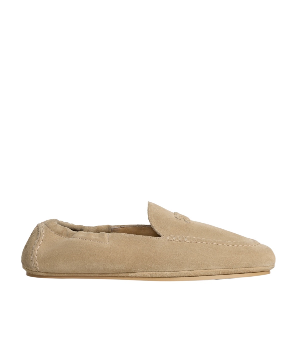 Celine Adam Loafer In Suede Calfskin In Brown