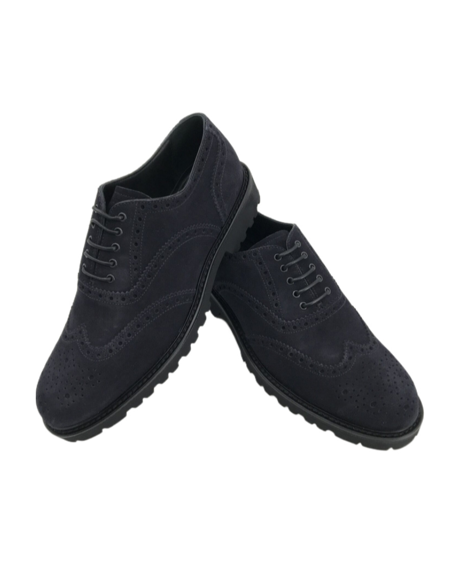 Emporio Armani Logo Business Casual Shoes In Black