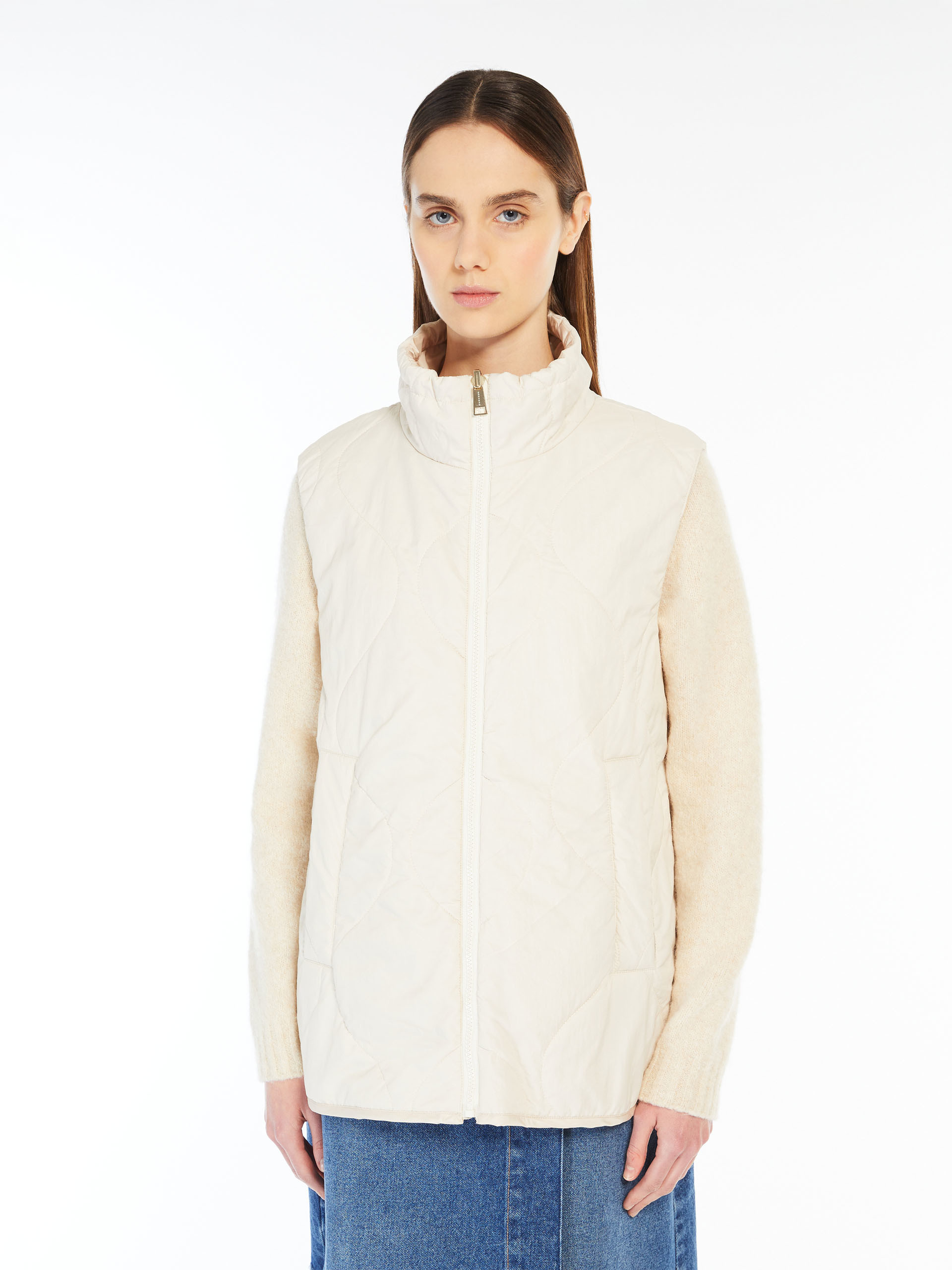 WEEKEND MAX MARA WEEKEND MAX MARA YORO ZIP-UP DRAWSTRING GILET
