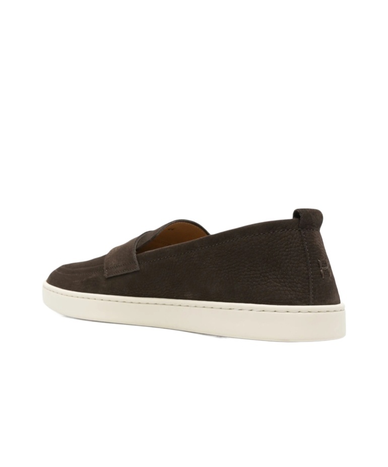 Henderson Baracco Round Head Low-cut Casual Shoes In Brown