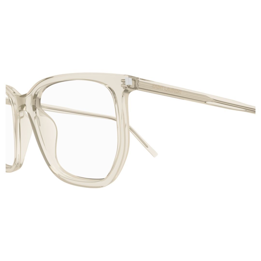 Saint Laurent Square-frame Glasses In White