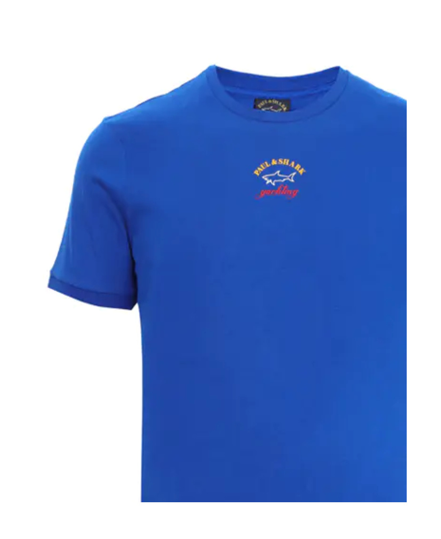 Shop Paul & Shark Logo Details T-shirt In Blue