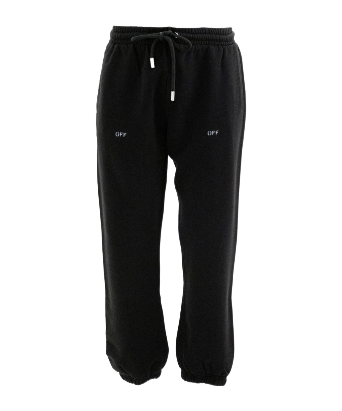Off-white Arrows Printed Drawstring Pants In Black