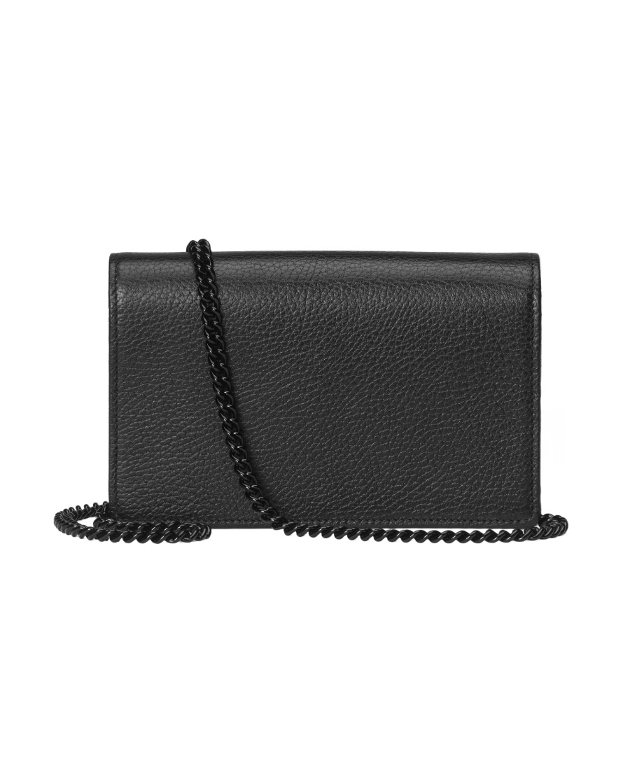Gucci Logo-plaque Shoulder Bag In Black