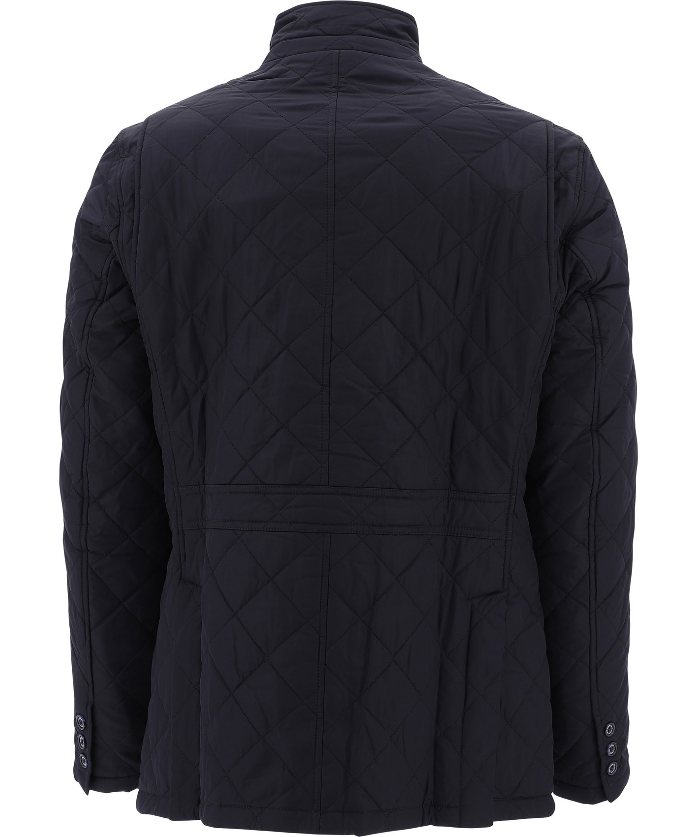 Barbour Lutz Quilted Jacket In Blue