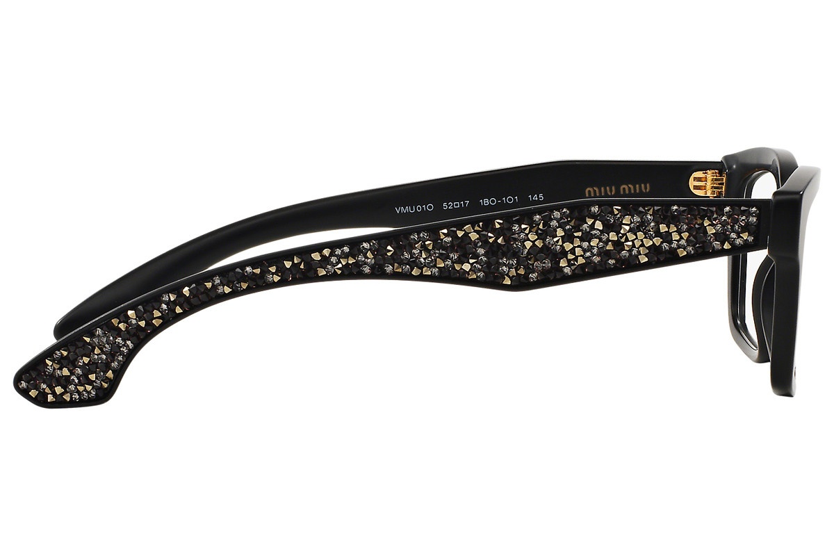Miu Miu Logo Flat Mirror In Black