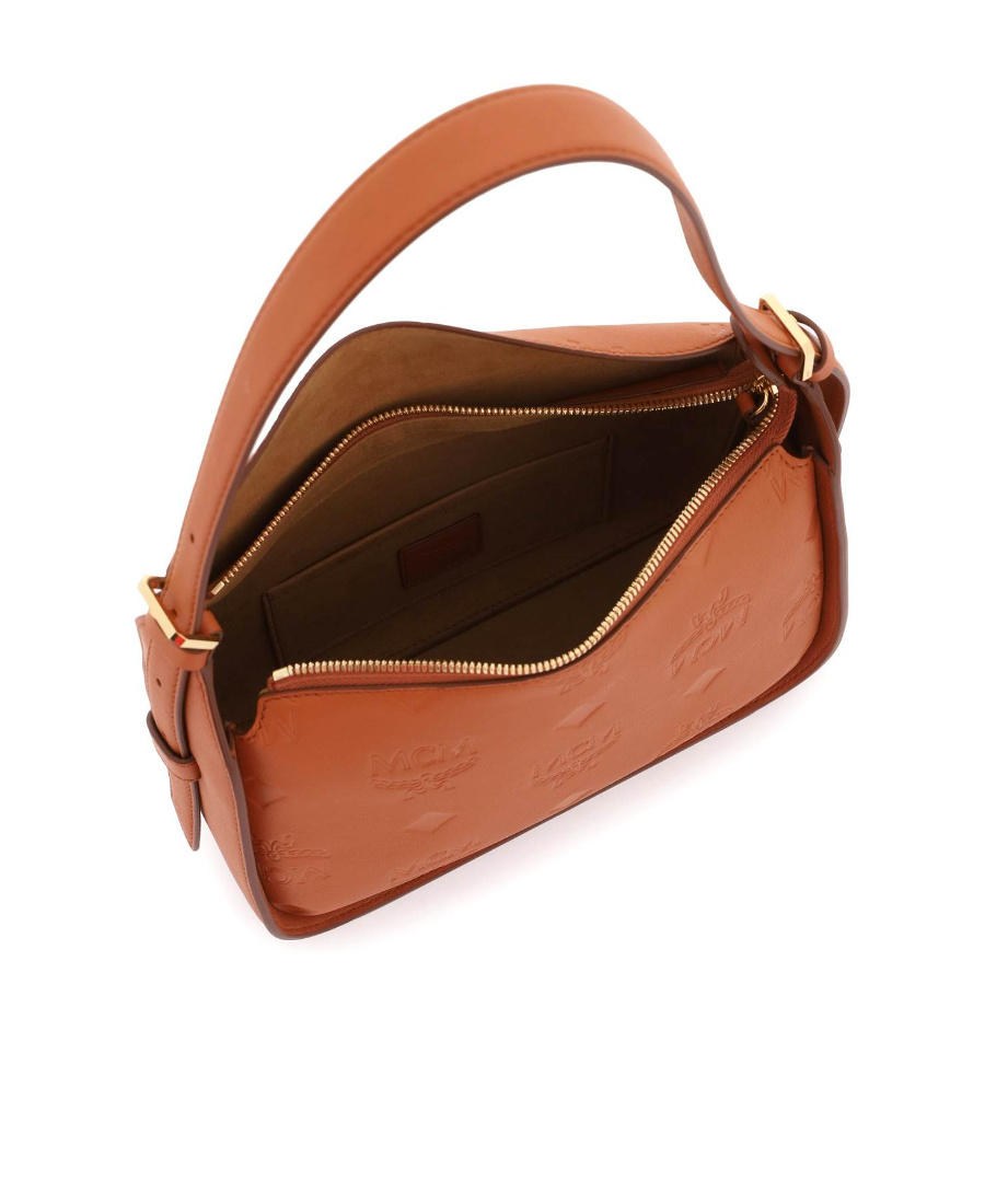 Mcm Adjustable Shoulder Strap Single Shoulder Bag In Brown