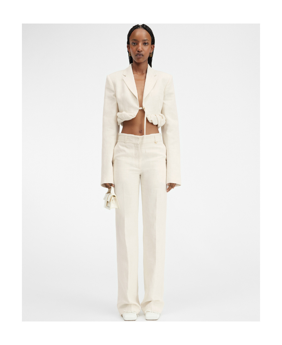 Jacquemus Le Pantalon Ficelle In White