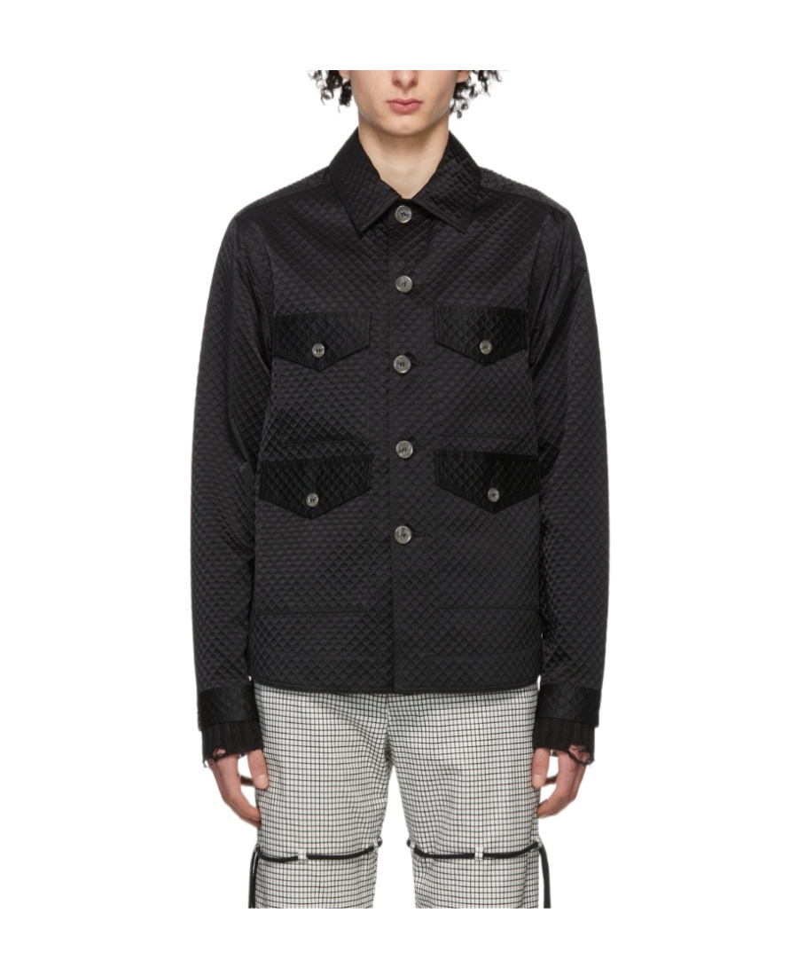 SONG FOR THE MUTE LOGO LAPEL LONG-SLEEVED CASUAL JACKET 