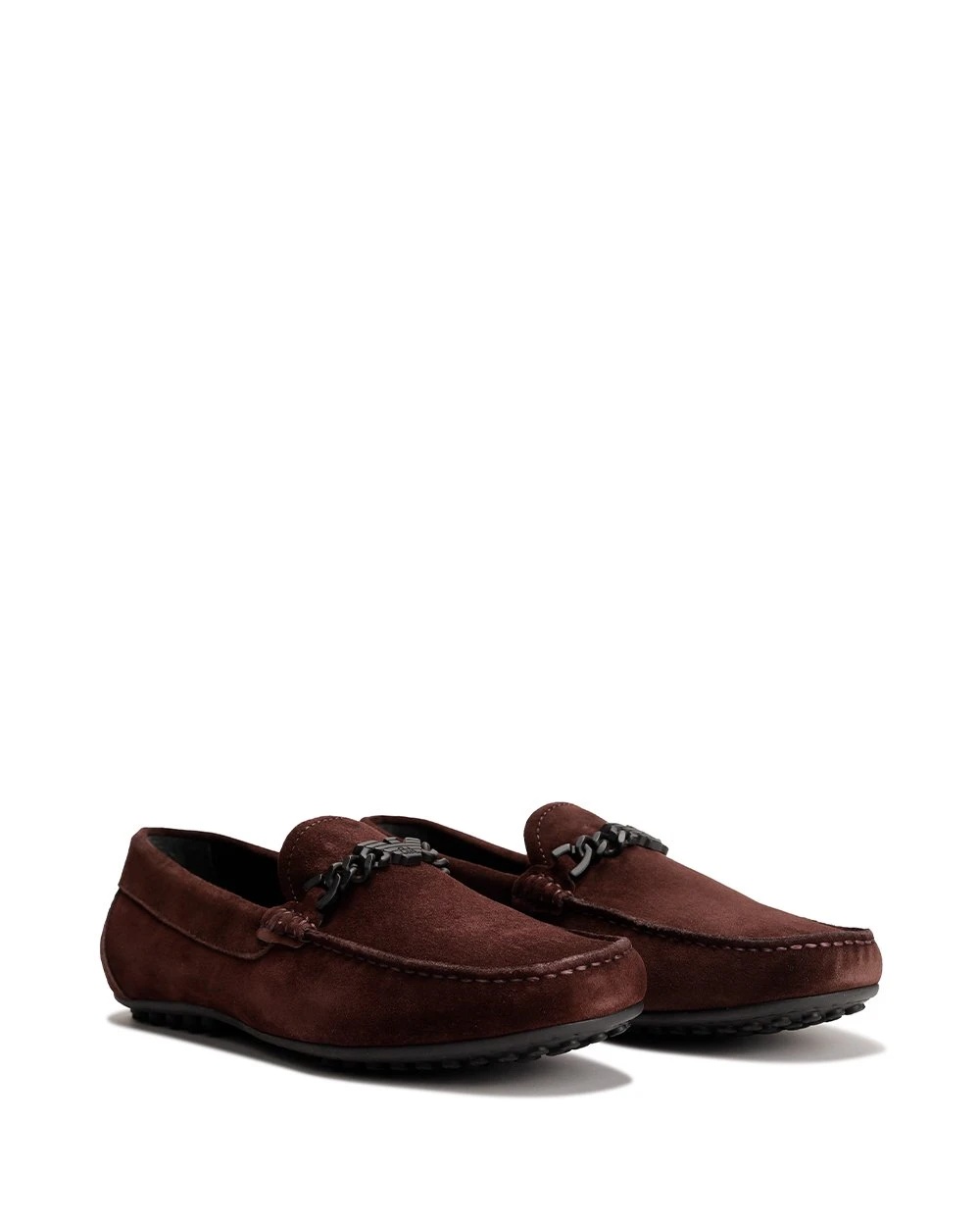 EMPORIO ARMANI SUEDE LOAFER SHOES