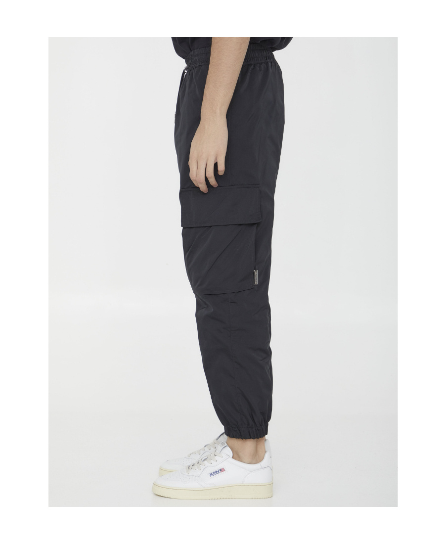 Balmain Tapered Cargo Trousers In Black