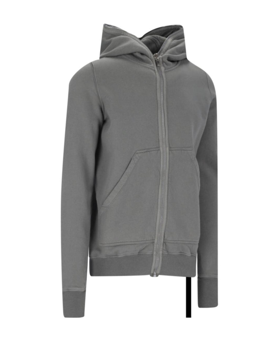 Rick Owens Drkshdw Gimp Cotton Hoodie In Gray