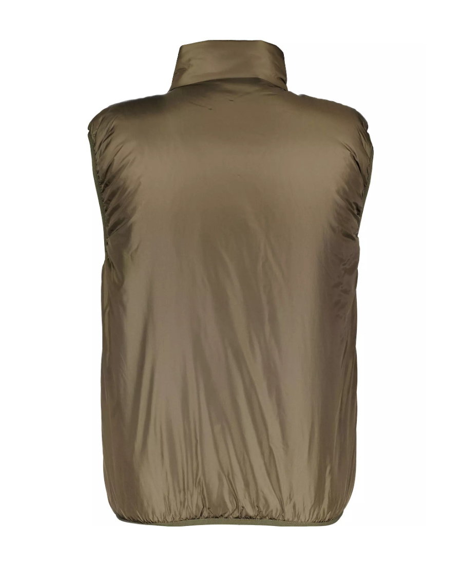 Aspesi Padded Zip-up Gilet In Brown