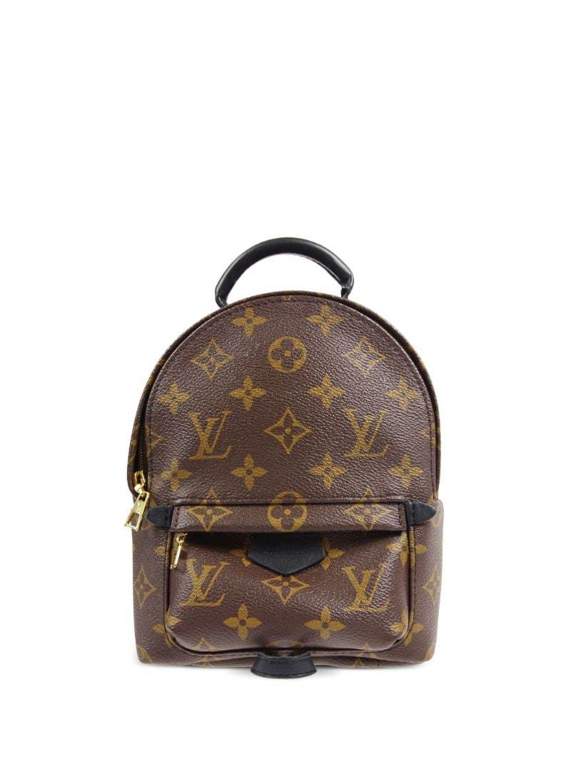 Pre-owned Louis Vuitton 2020 Mini Palm Springs Backpack In Brown