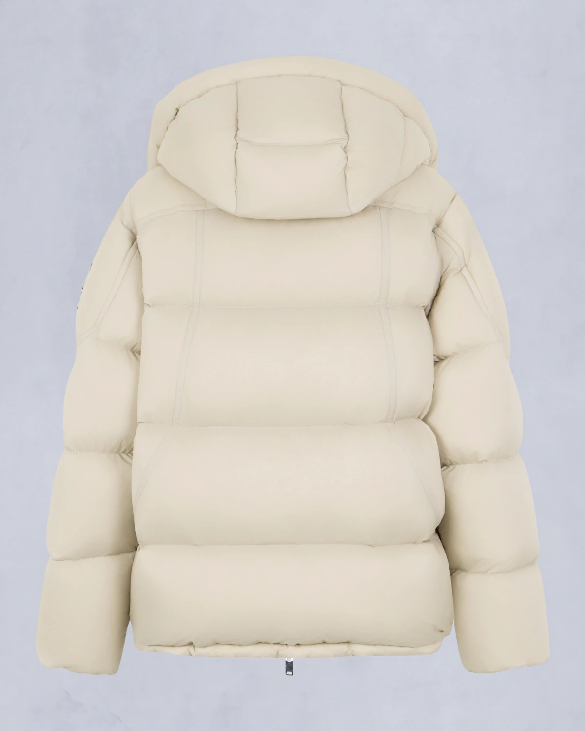 Moose Knuckles Long-sleeved Down Jacket In White