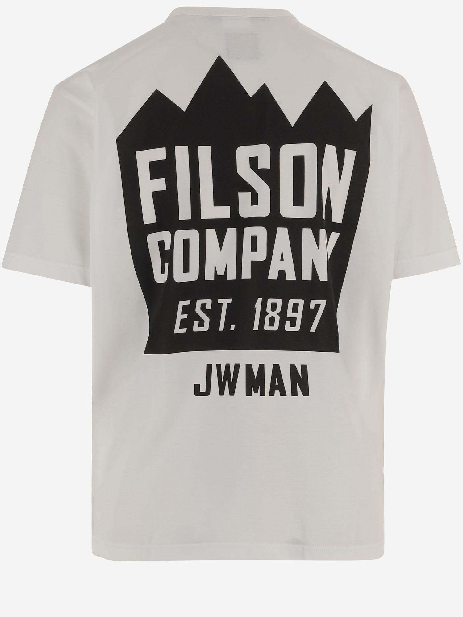 Junya Watanabe Man X Filson Short Sleeve T-shirt In White