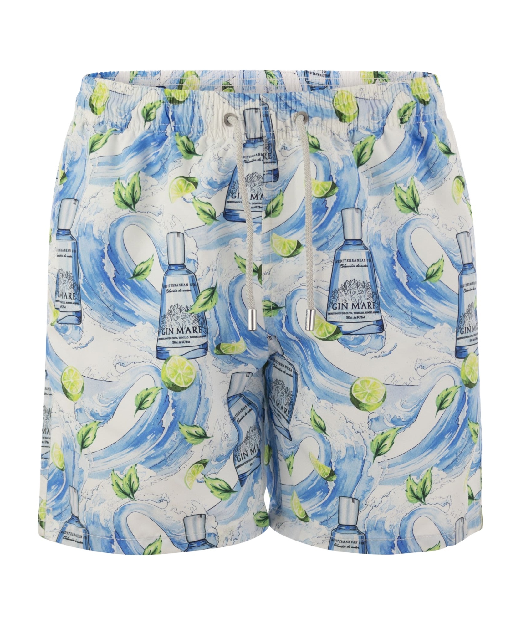 MC2 SAINT BARTH LOGO SWIMMING TRUNKS