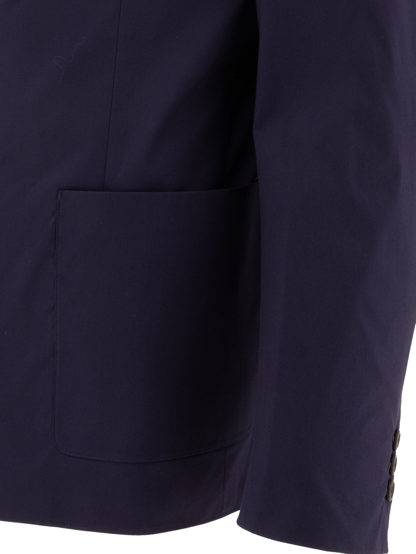 PRADA SINGLE-BREASTED COTTON BLEND JACKET