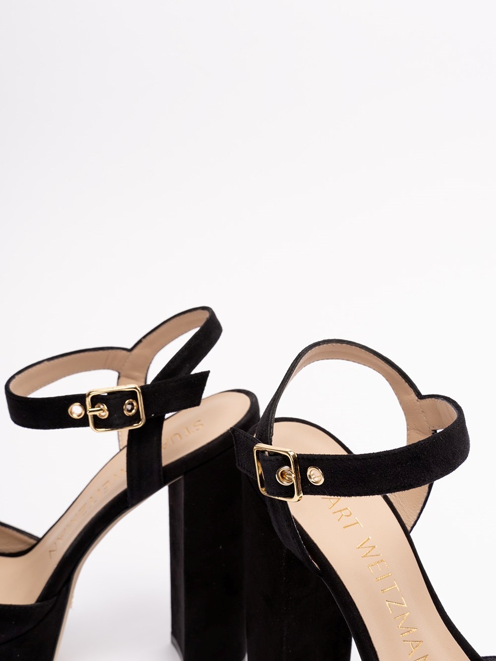 Stuart Weitzman Ryder High-heeled Sandals In Black