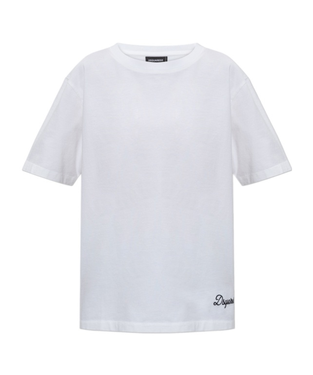 Dsquared2 Short Sleeve T-shirt In White