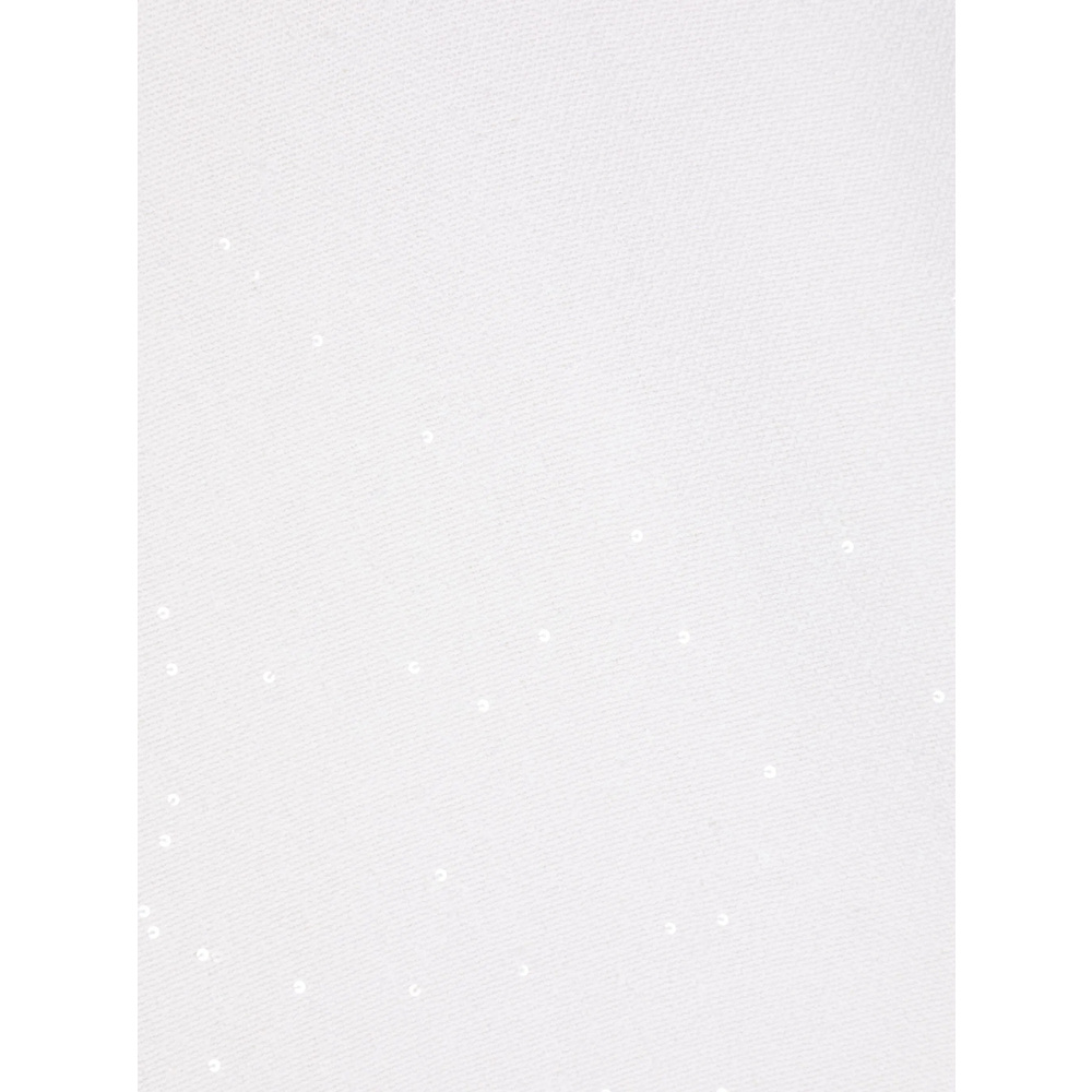 Brunello Cucinelli Sequin-embellished Frayed-hem Scarf In White