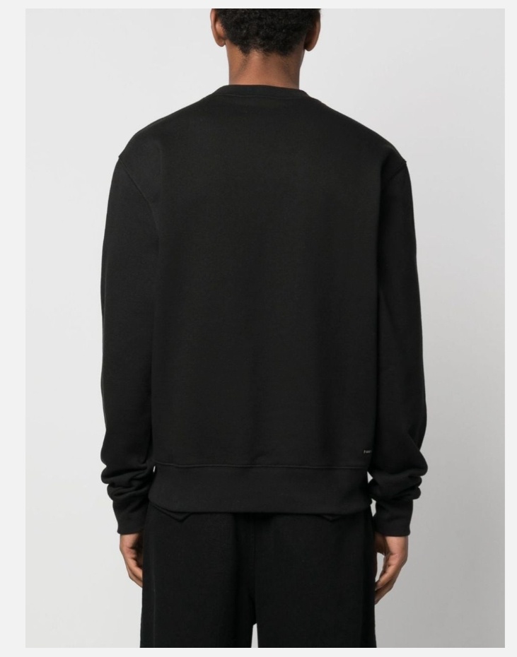 Amiri Arts District Cotton Sweatshirt In Black