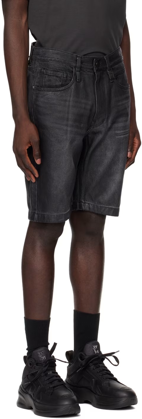 Wooyoungmi Faded Denim Shorts