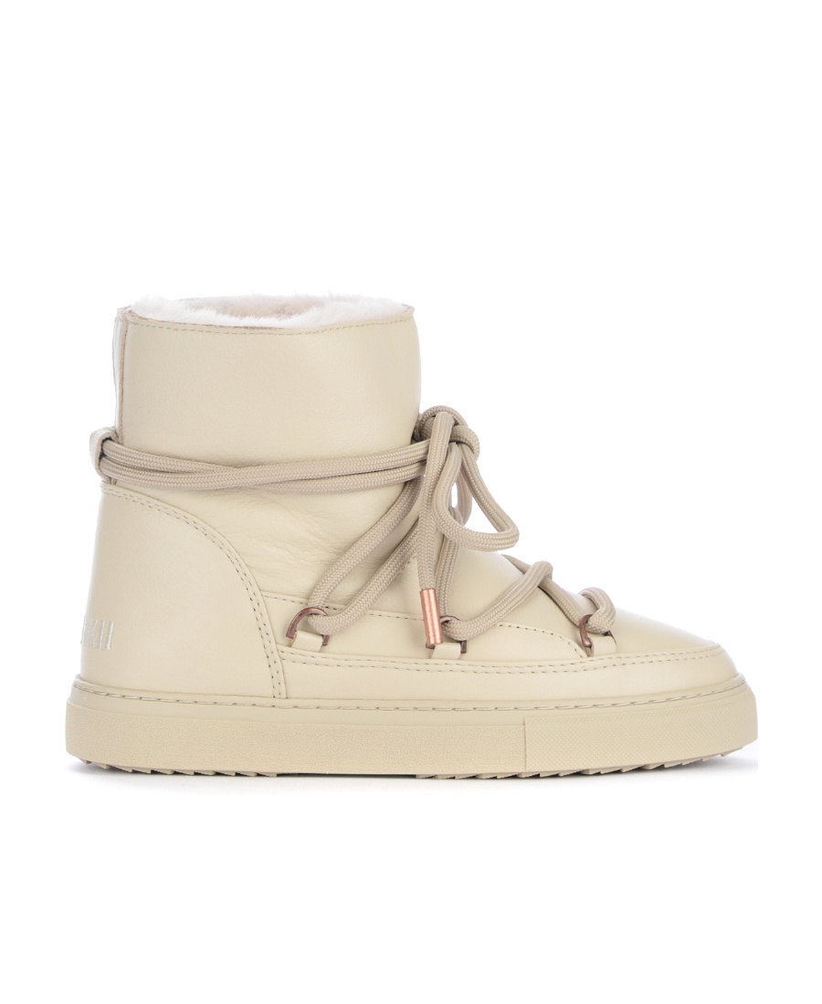 Inuikii Logo And Ankle Boots In Nude