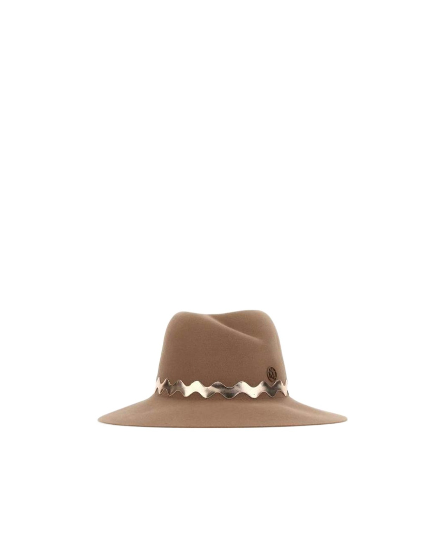 Maison Michel Virginie Felt Fedora Hat In Brown