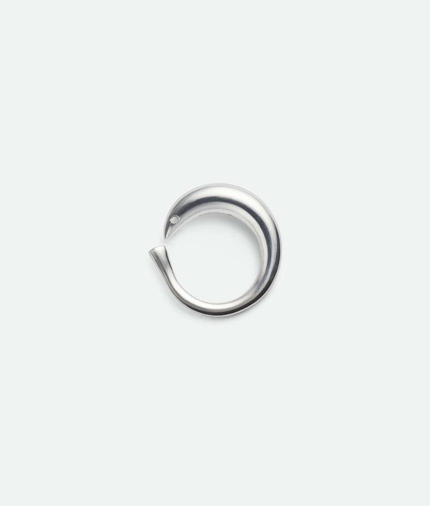 Bottega Veneta Sardine Shaped Ring In White