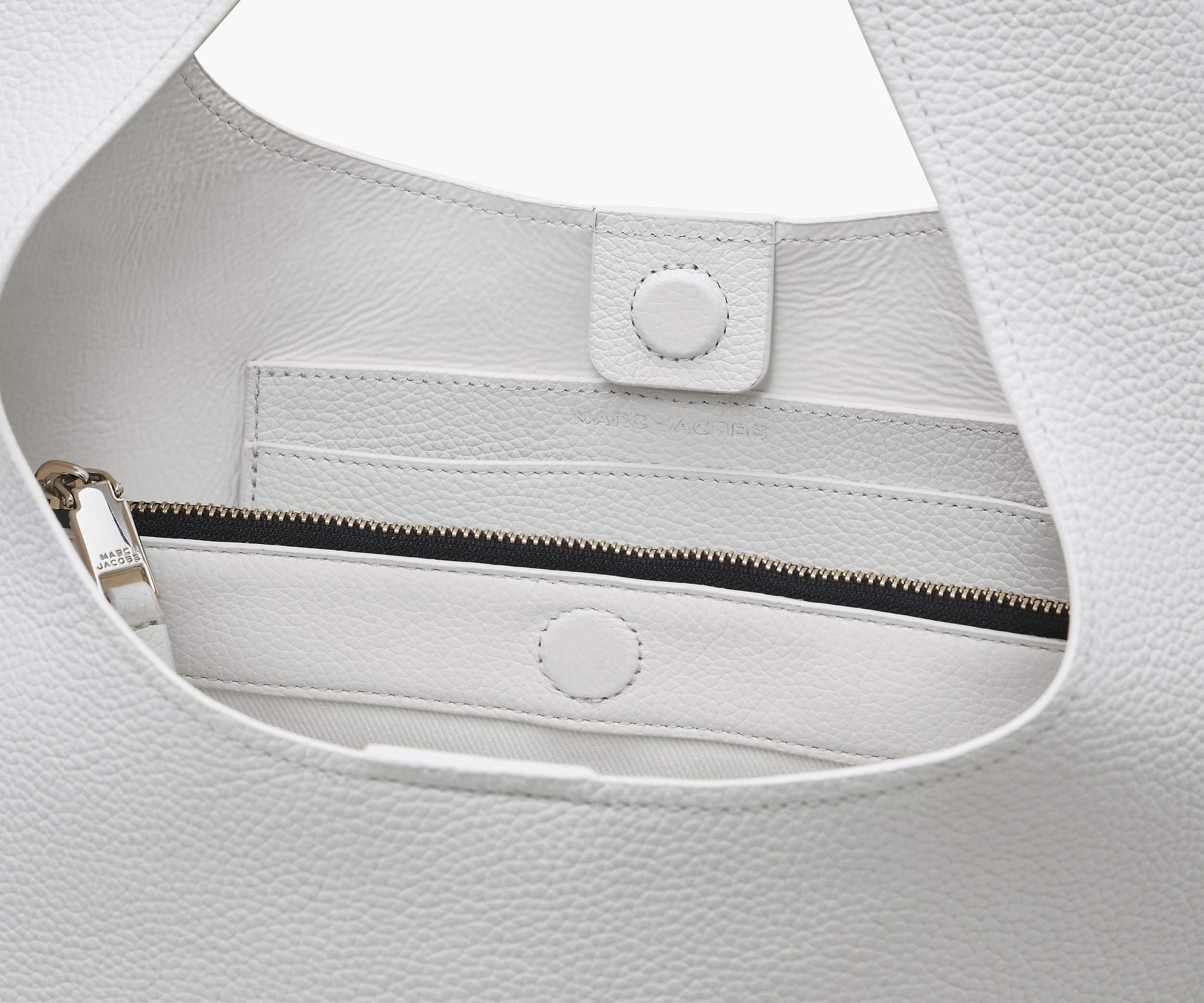 Marc Jacobs The Sack Leather Xl Shoulder Bag In White
