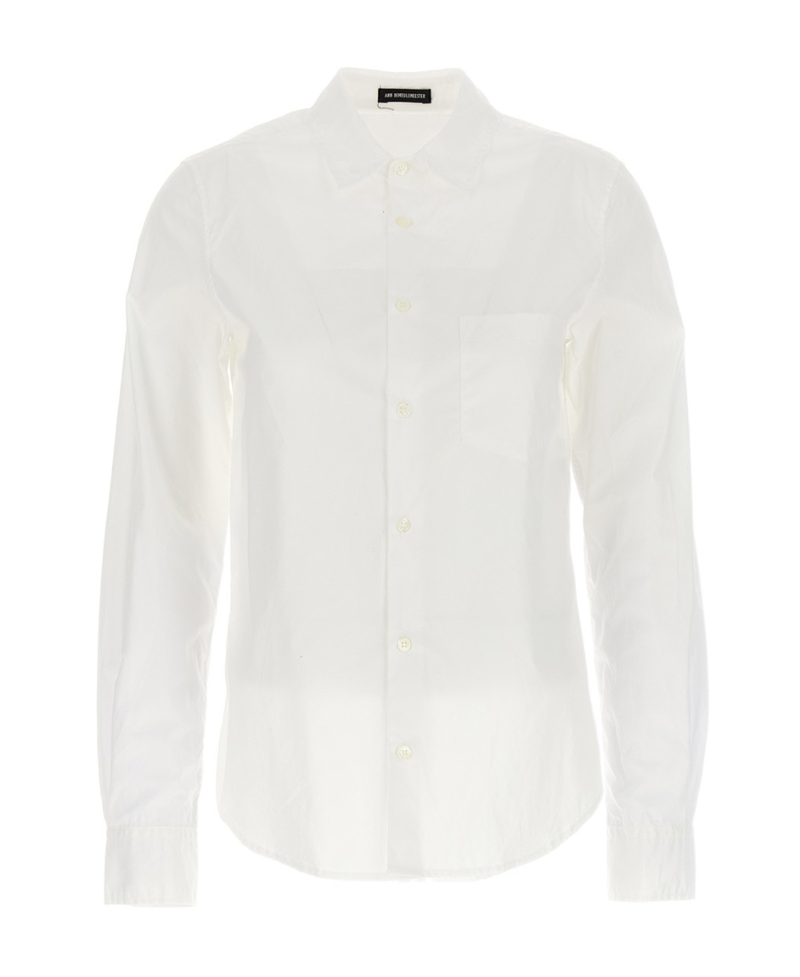 Ann Demeulemeester Betty Cotton Shirt In White