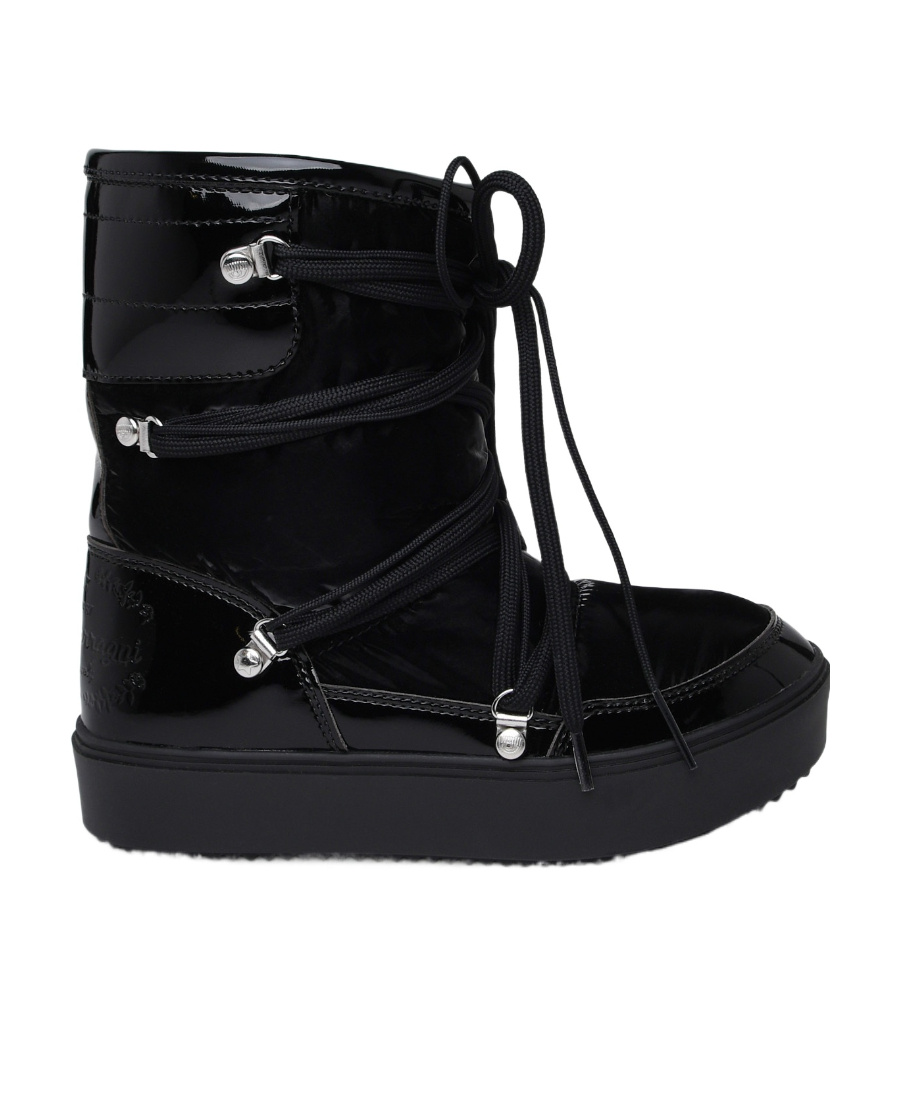 Chiara Ferragni 'cf' Snow Boots In Black Pvc Blend In Black