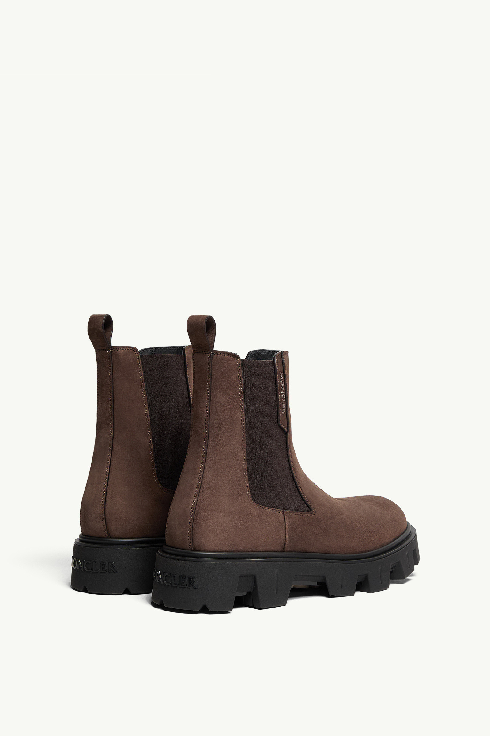 Moncler Peak City Chelsea Ankle Boots Sneakers Brown