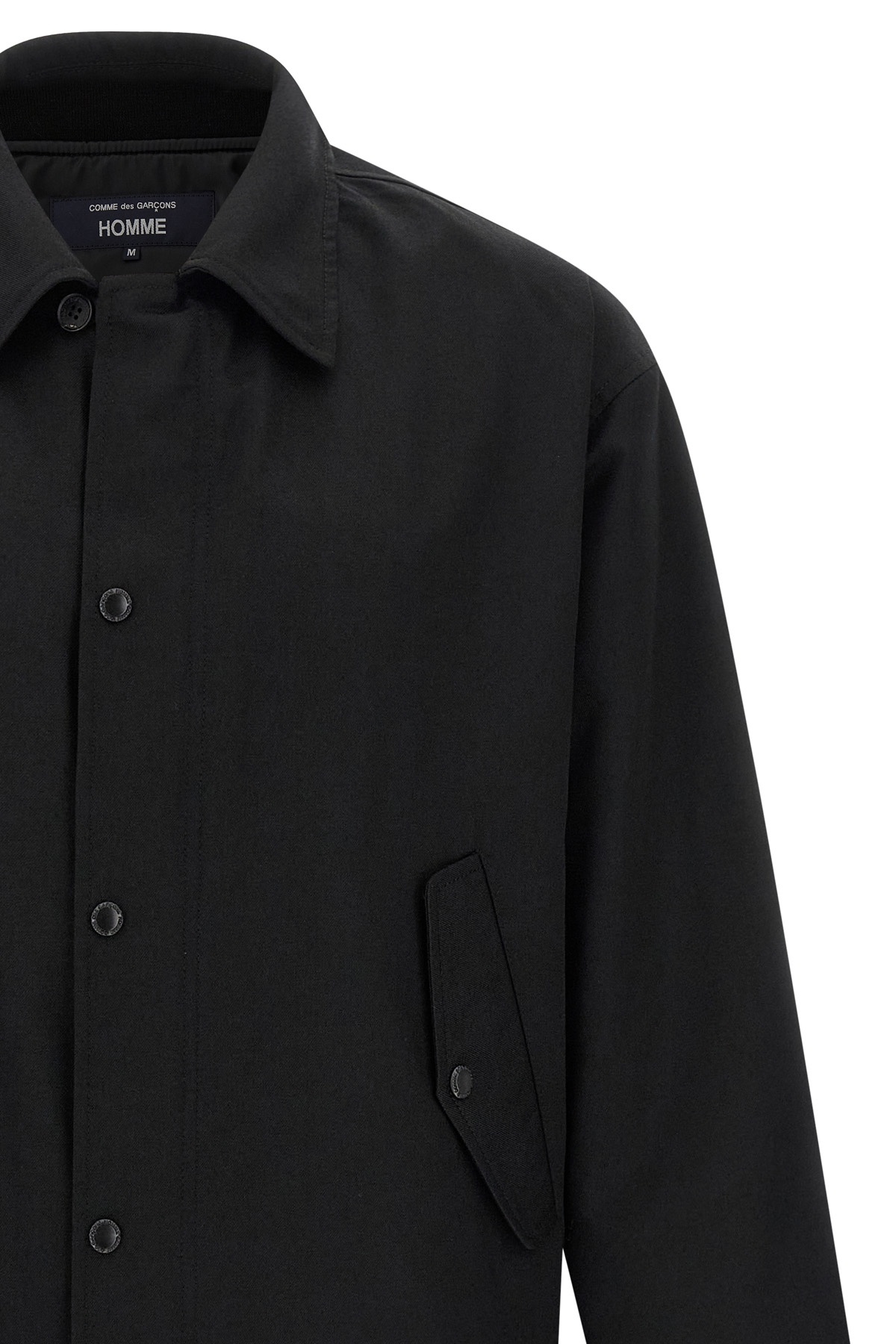 Comme Des Garçons Long Sleeve Casual Jacket In Black