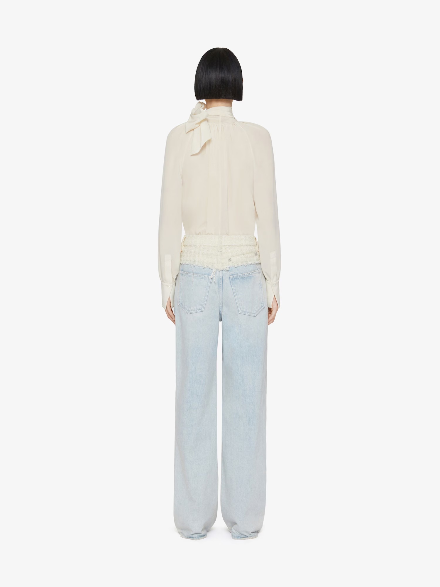 Givenchy Polyester White Shirt In White