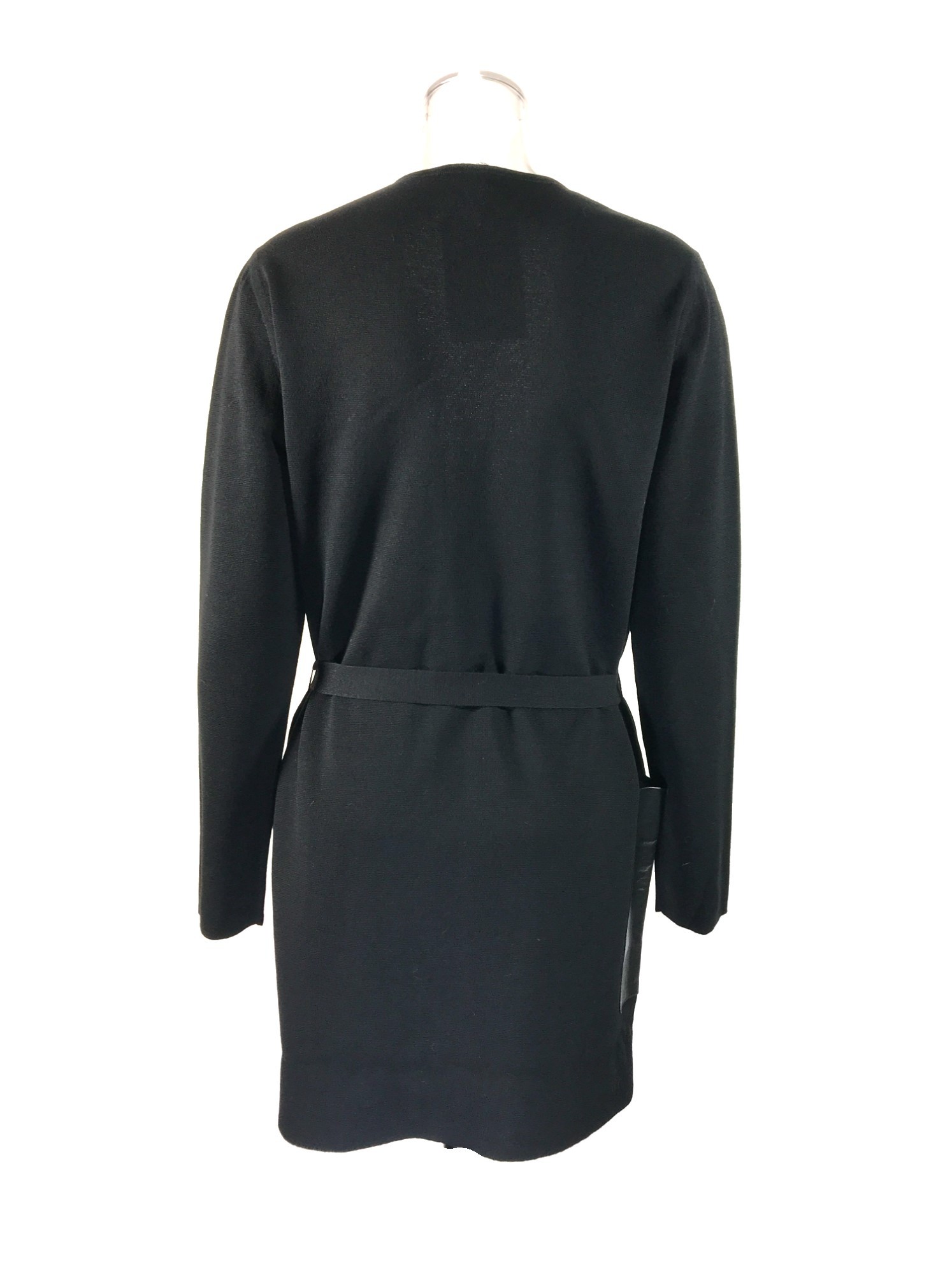Max Mara Belt Design Cardigan In Black