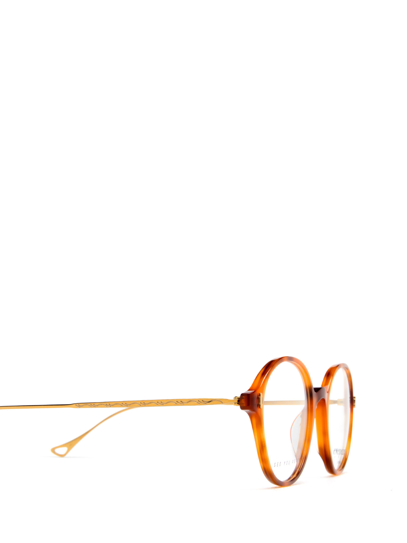 Eyepetizer Tortoiseshell Round-frame Optical Glasses In Orange