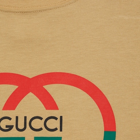 GUCCI COTTON JERSEY PRINTED T-SHIRT
