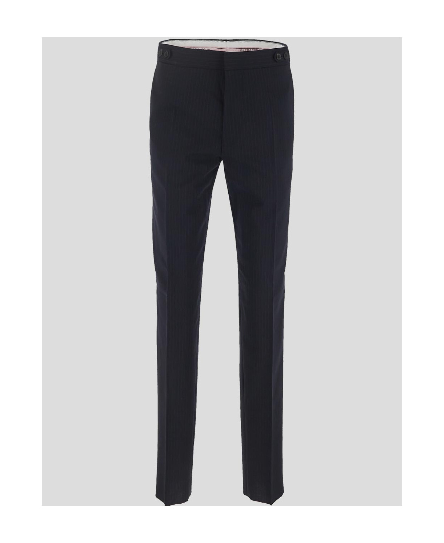 Dsquared2 Pinstripe-pattern Three-piece Suit In Black