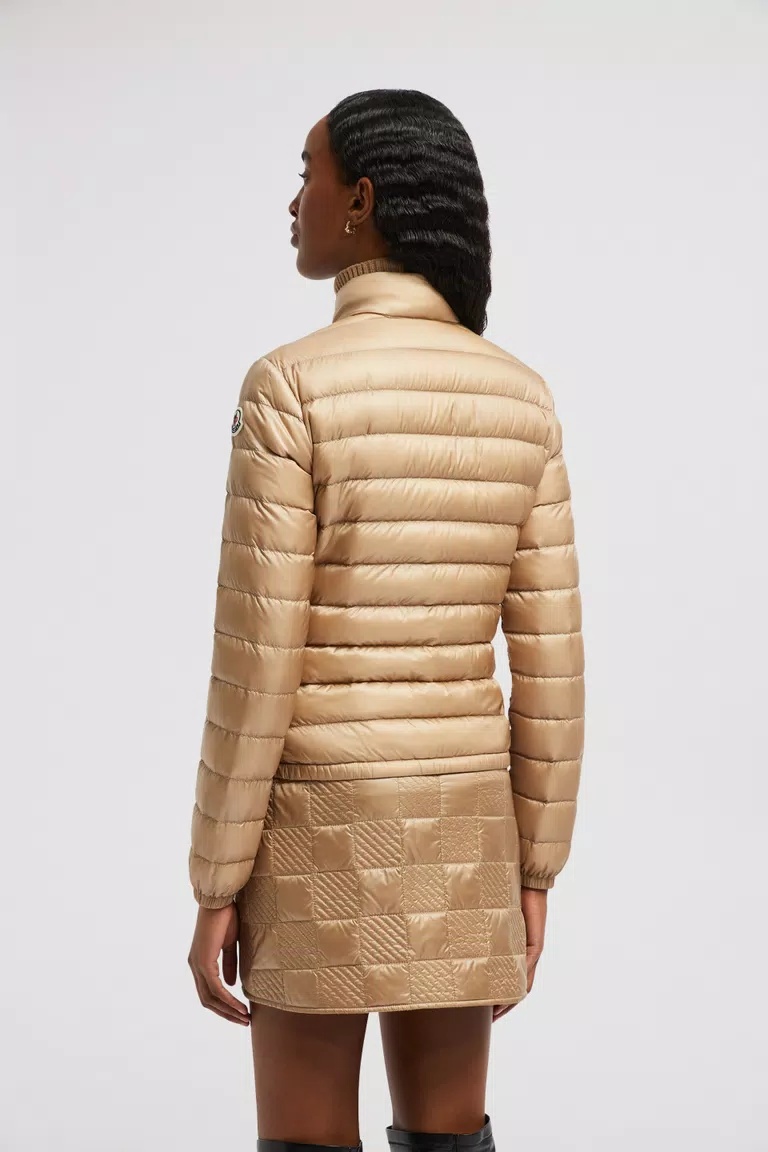 Moncler Doudoune Courte Lans In Nude