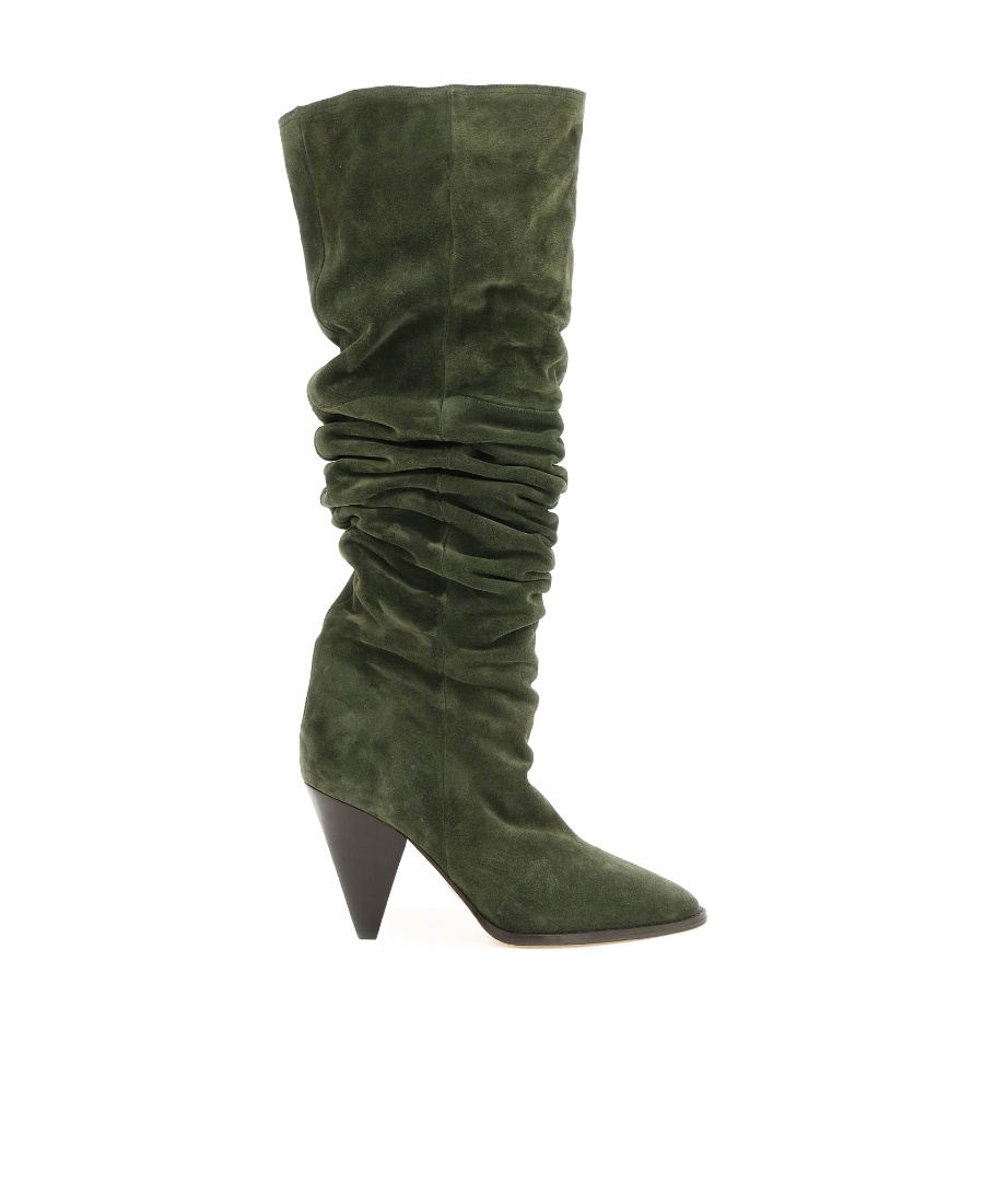 Isabel Marant Étoile Lage Thigh-high Boots In Black