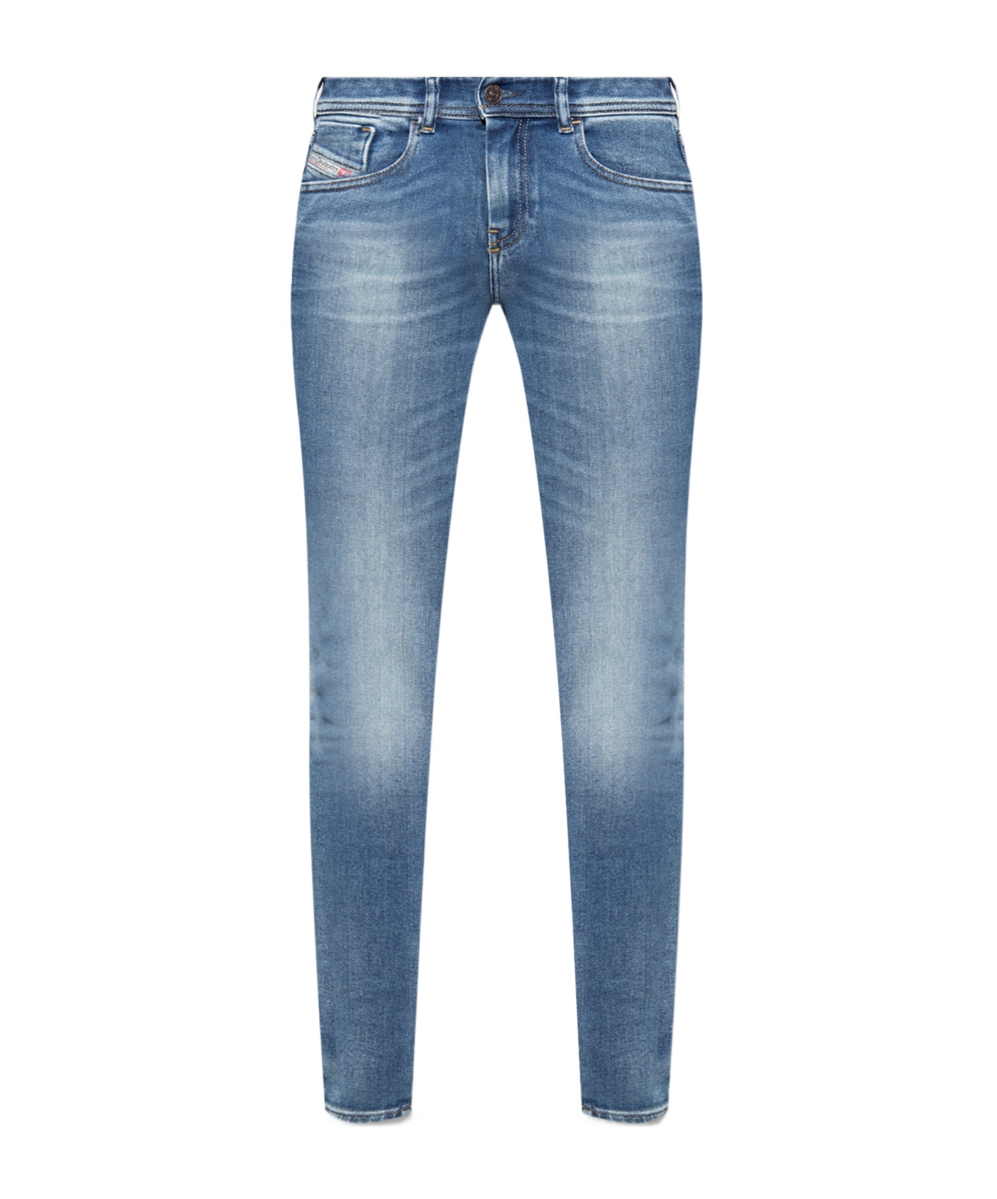DIESEL BELT RING DENIM TROUSERS