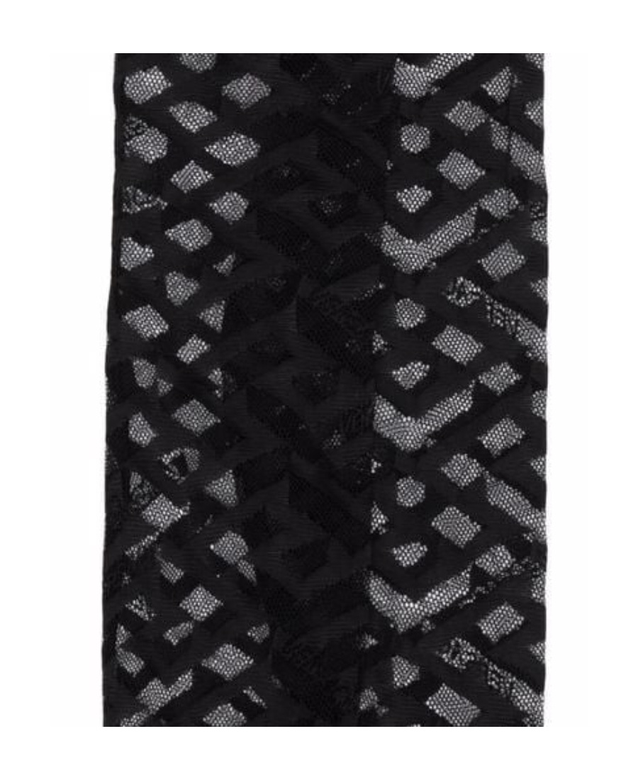 Versace Greca-pattern Semi-sheer Socks