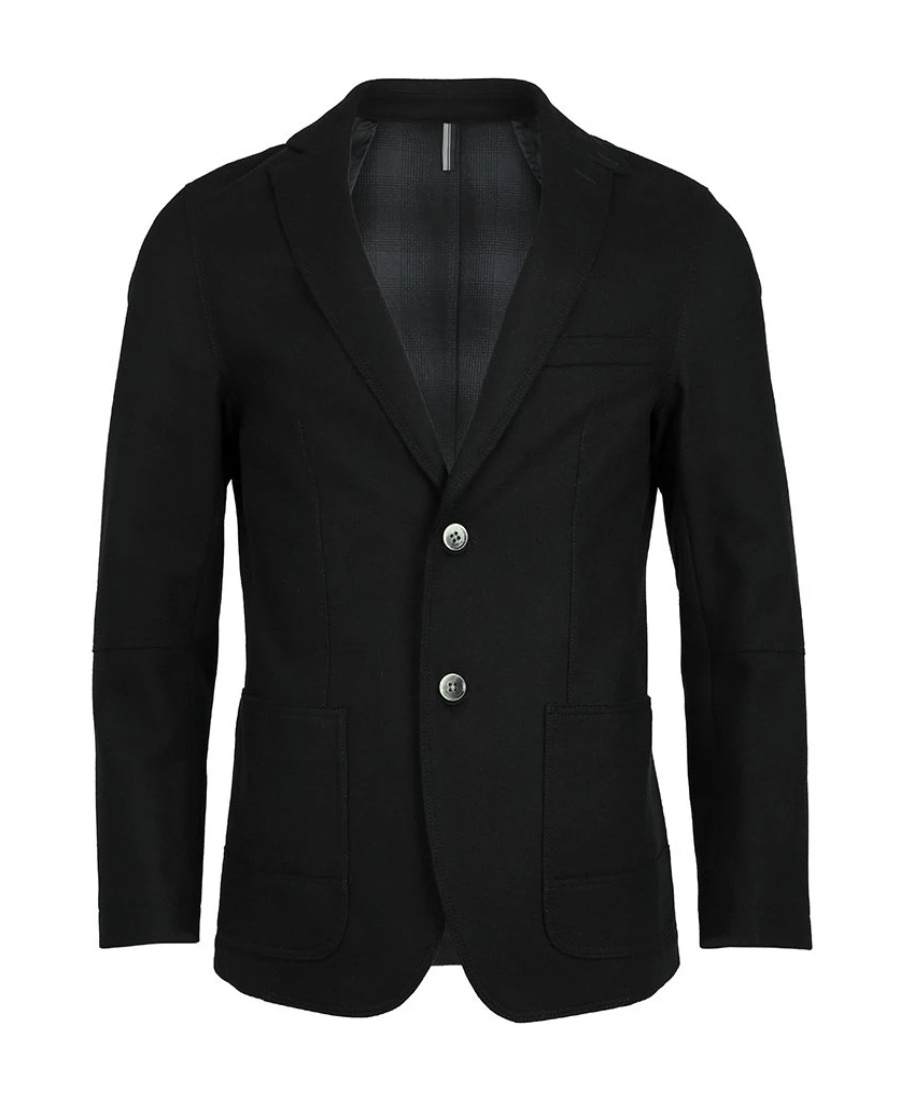 Hugo Boss Single-breasted Suit Jacket In Black