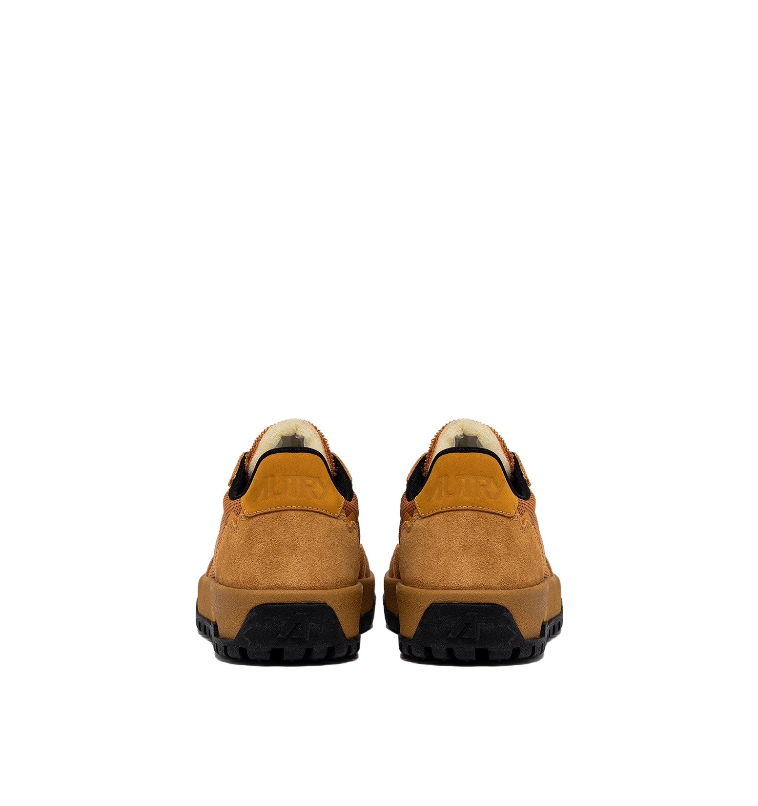 Autry Wildpace Nubuck And Rubber-trimmed Suede And Mesh Sneakers In Brown