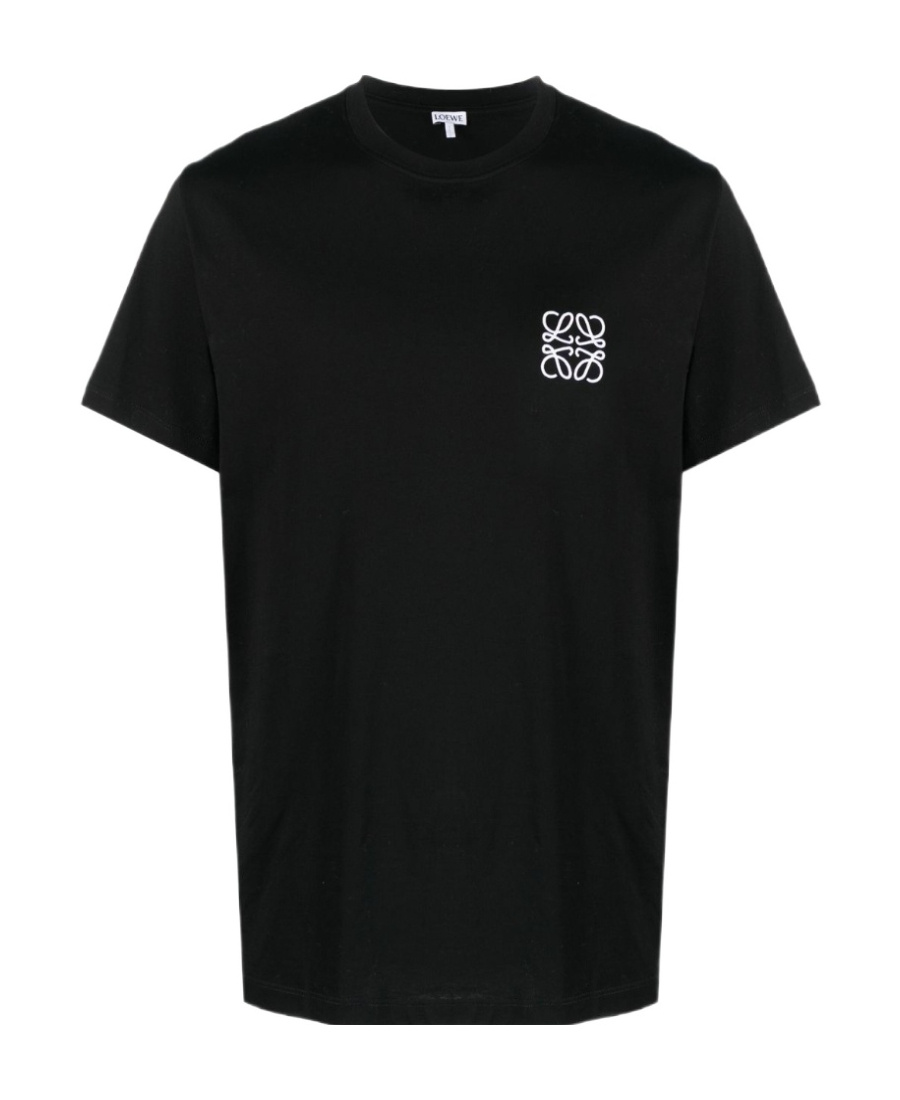 Loewe Logo Anagram Cotton Jersey T-shirt In Black