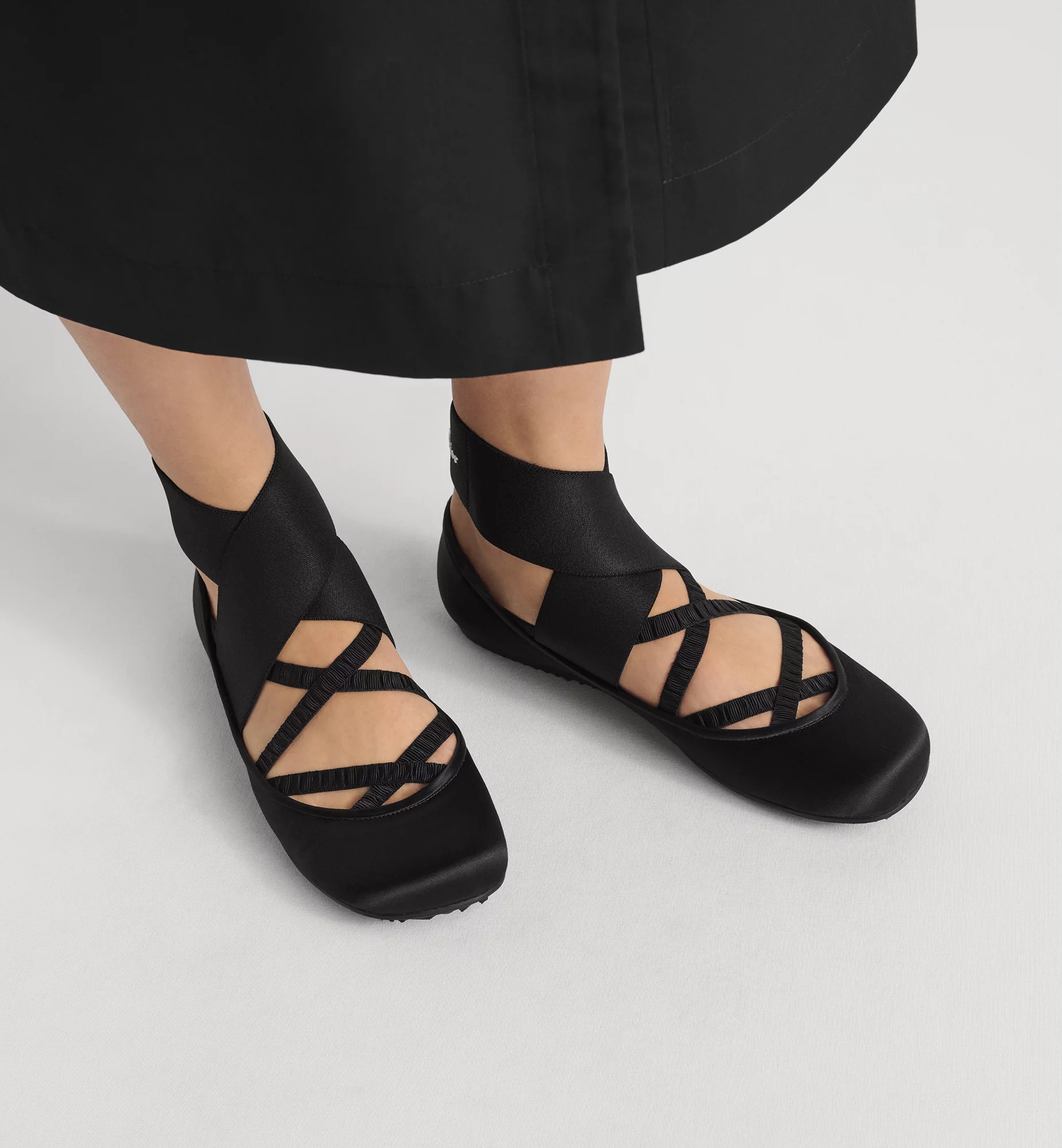 Dior Shade Ballet Flat In Black