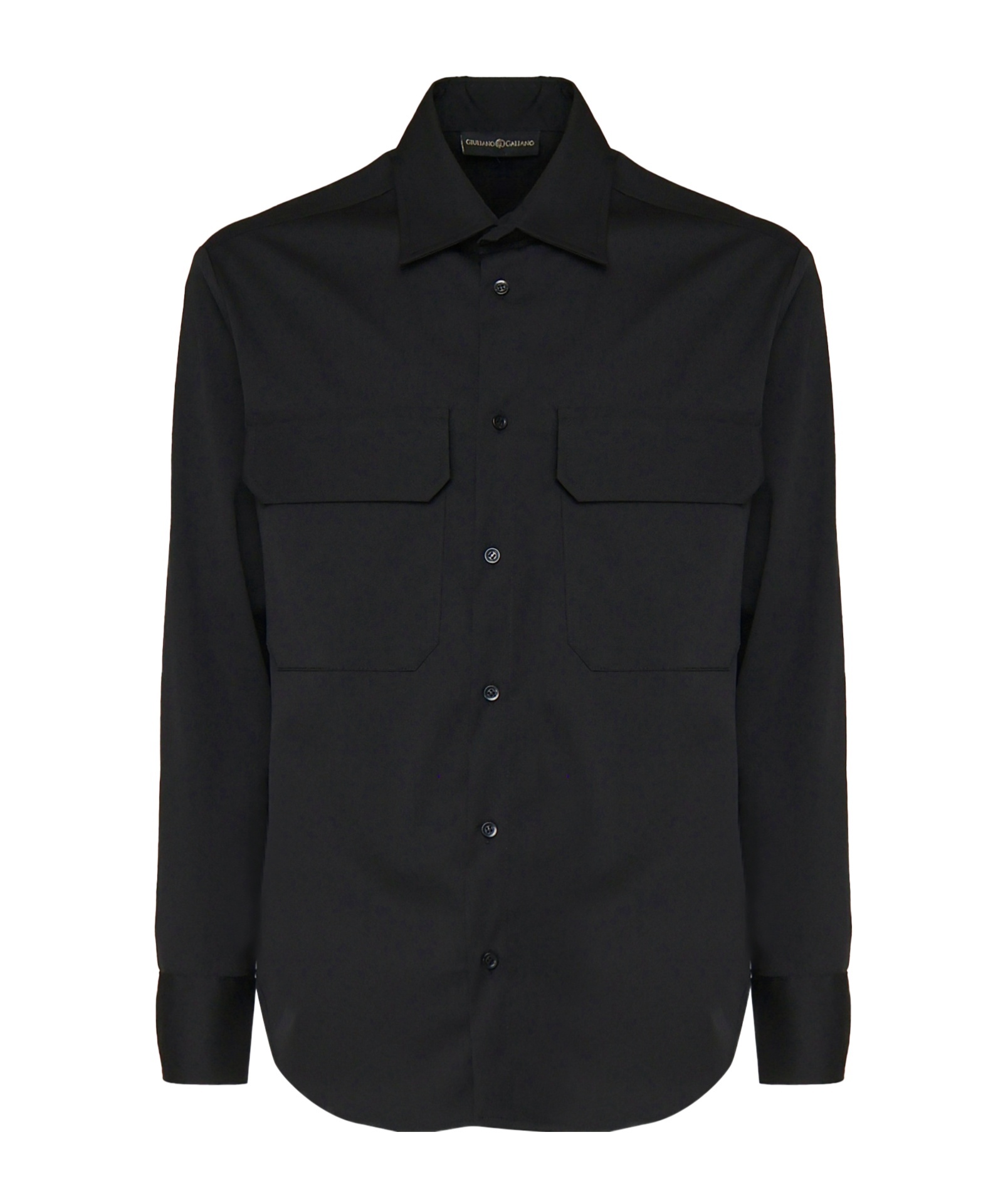 Giuliano Galiano Buttoned Long-sleeve Shirt In Black
