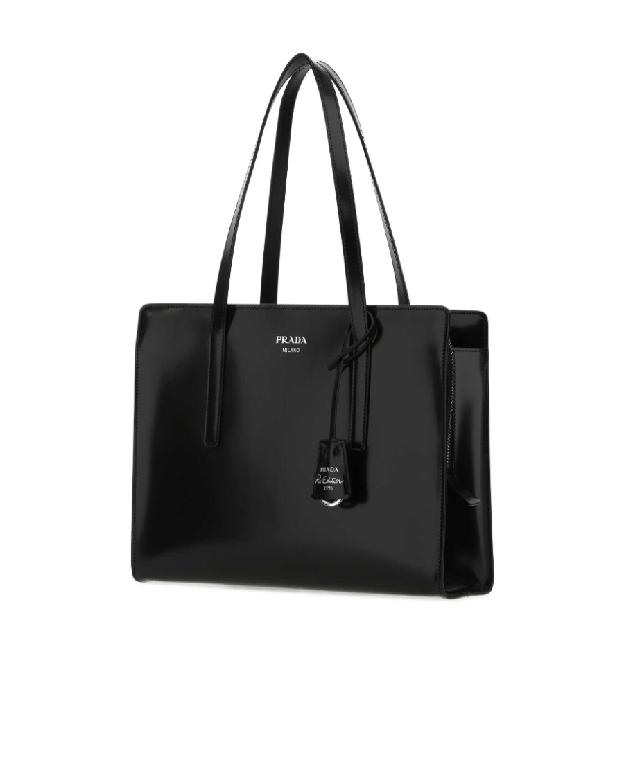 Shop Prada Black Logo Handbag